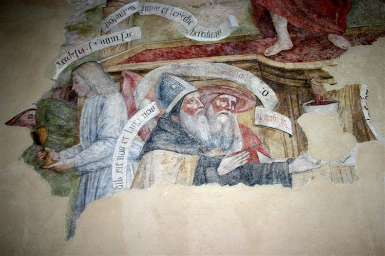 Jesus beneath the winepress - Ambrogio Bergognone