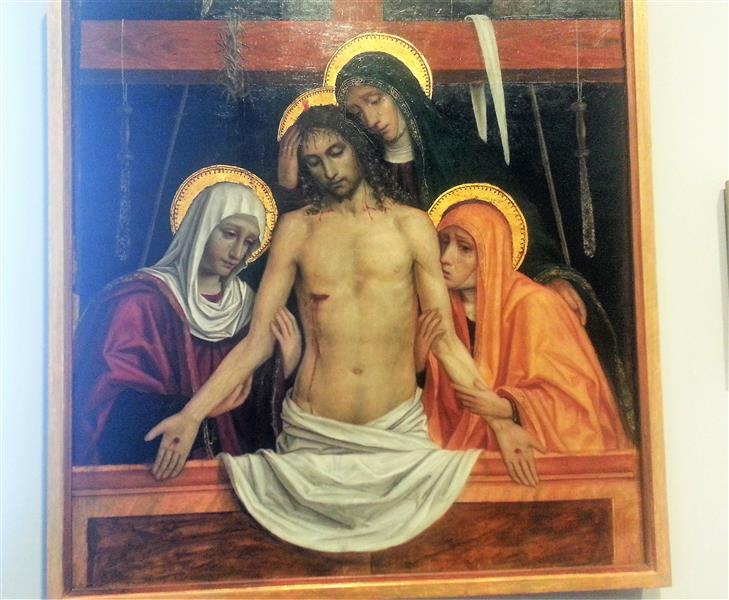 Cristo in Pietà Sorretto Dalle Dotte - Ambrogio Bergognone