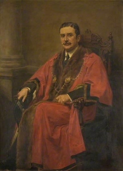 Alderman John Robert Lawson, JP, Mayor, c.1911 - Ralph Hedley