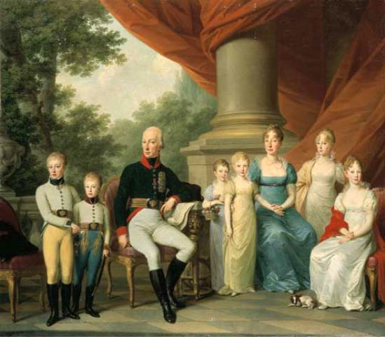 Porträt Der Familie Des Österreichischen Kaisers, c.1805 - Joseph Kreutzinger