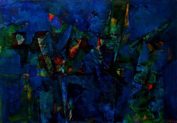 Blue Composition, 1995 - Alexander Bogen