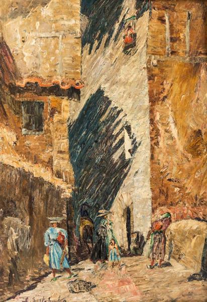 Rue D`Albarracin, Aragon, 1934 - Алексей Васильевич Грищенко