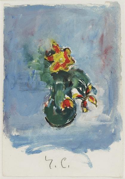 Flowers in a Vase, c.1914 - Émilie Charmy