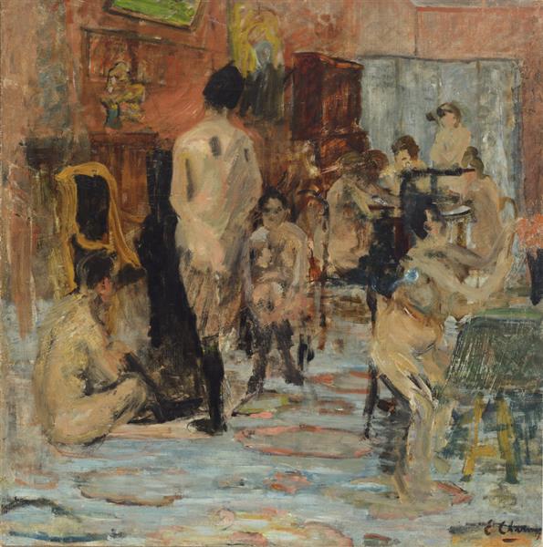 The Dressing Room, c.1902 - Émilie Charmy