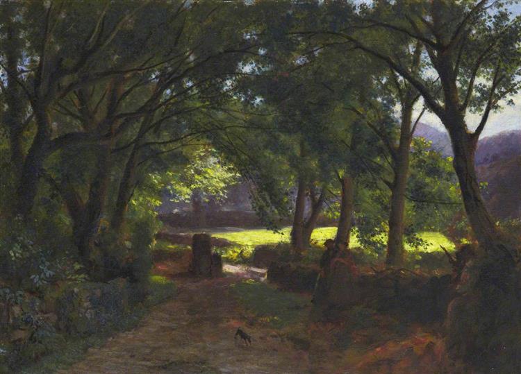 Lover's Walk, Dolgelly, 1867 - Thomas Stuart Smith