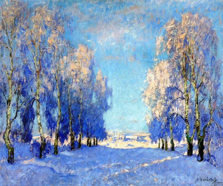 A Winter's Day, 1934 - Konstantin Ivanovich Gorbatov