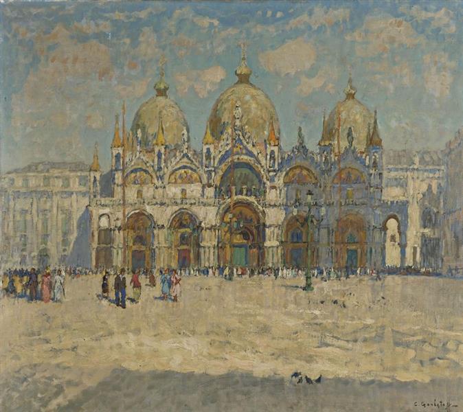 Piazza San Marco, Venice - Konstantin Ivanovich Gorbatov