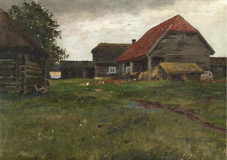 Village Houses, 1903 - Константин Иванович Горбатов
