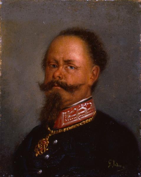 Portrait of Vittorio Emanuele II, c.1860 - Gerolamo Induno