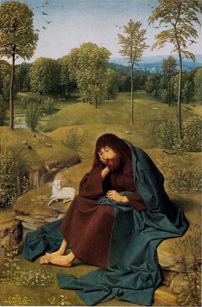 John the Baptist in the Wilderness, c.1485 - Geertgen tot Sint Jans