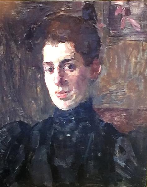 Portrait Painting of Saar De Swart, 1895 - Isaac Israels