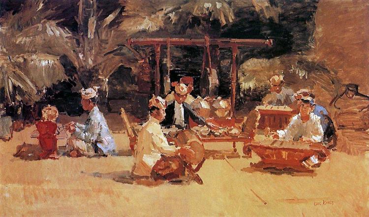 Gamelan Orchestra in Bali, Jakarta Or Solo, 1921 - Isaac Israels