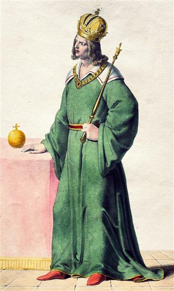 Albrecht II (1397-1439), King on Hungary from 1437 to 1439, 1828 - Josef Kriehuber