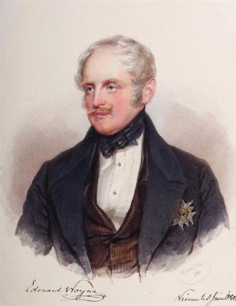 Eduard Woyna, 1840 - Josef Kriehuber
