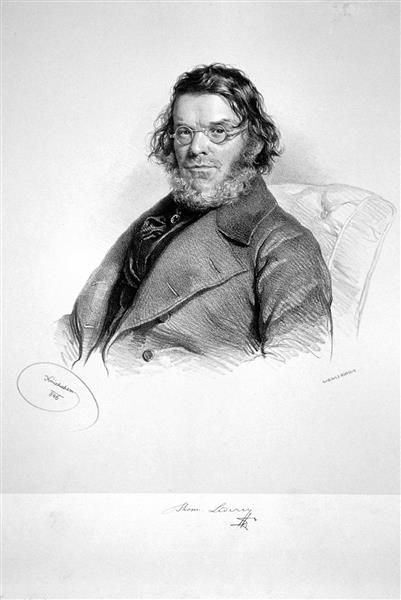 Thomas Lederer, Doctor and homeopath, 1846 - Josef Kriehuber
