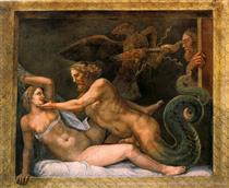 Jupiter and Olympia - Giulio Romano
