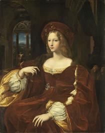 Portrait De Jeanne D'Aragon - Giulio Romano