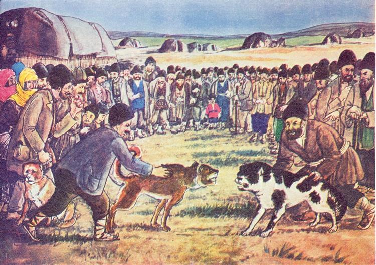 Battle of the Dogs, 1938 - Azim Azimzade