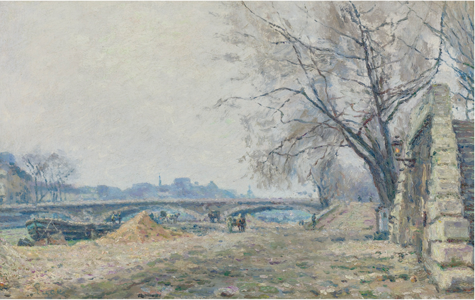 Le Pont De Solférino, 1884 - Максимильен Люс