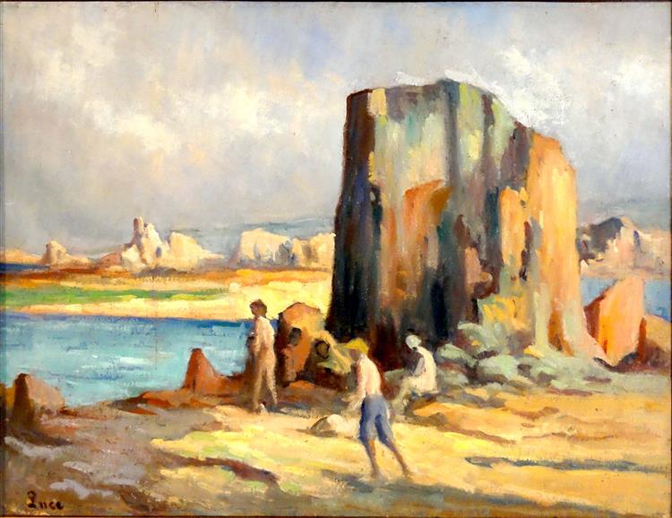 Kermouster, La Plage, 1914 - Maximilien Luce