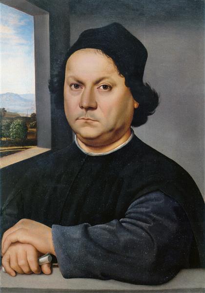 Portrait of Perugino, c.1504 - c.1506 - Raphael