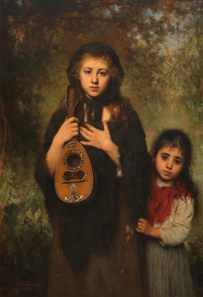 Two Girls, 1894 - Alexei Harlamoff