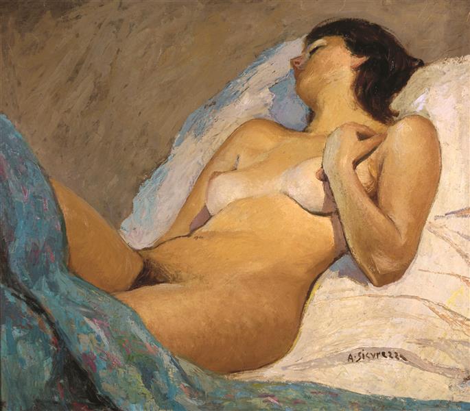 Nude of a woman, c.1977 - Antonio Sicurezza