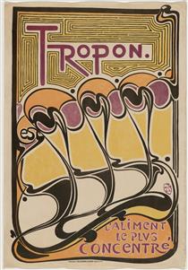 Tropon (Poster Advertising Protein Extract) - Анрі ван де Вельде