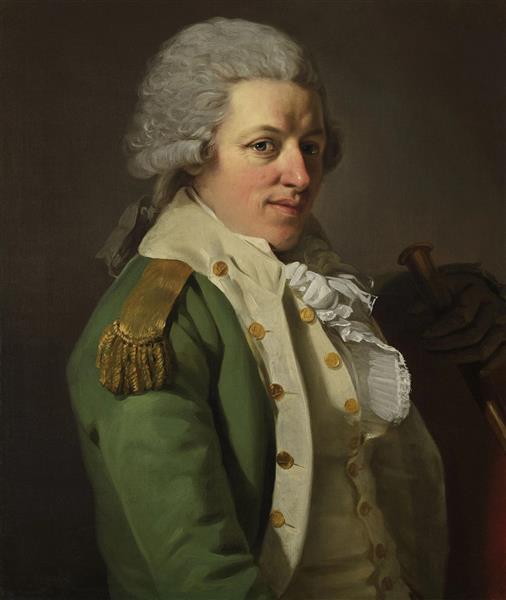 Portrait of An Aristocrat in Uniform, 1785 - 1790 - Joseph Ducreux