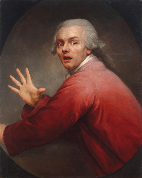 Self-portrait in Surprise and Terror, 1791 - Joseph Ducreux