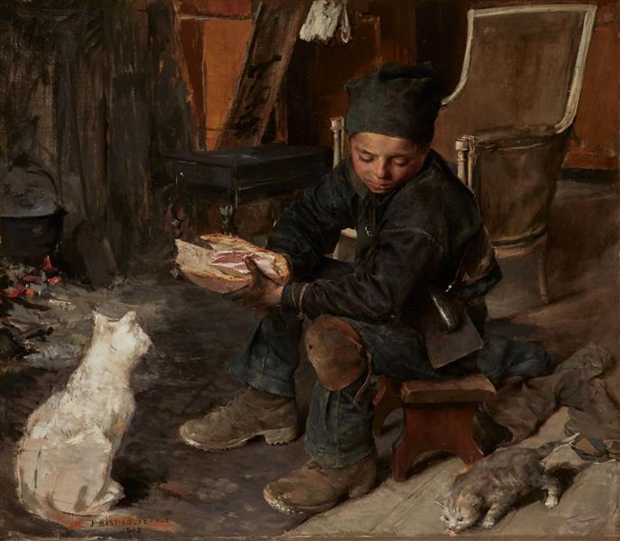 The Little Chimney Sweep, 1883 - Жюль Бастьен-Лепаж