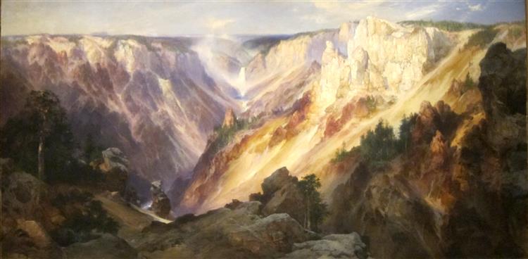 Grand Canyon of the Yellowstone, 1904 - Томас Моран