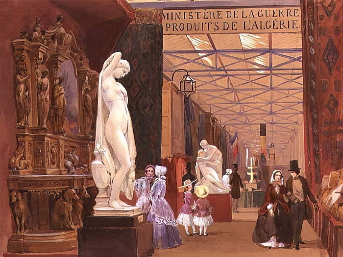 Part of the French Court (from Recollections of the Great Exhibition), 1851 - John Absolon