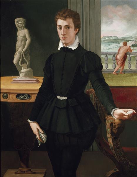 Portrait of a Young Man, 1560 - Алессандро Аллорі