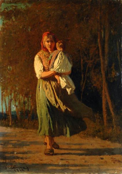 Peasant woman, 1862 - Vincenzo Cabianca