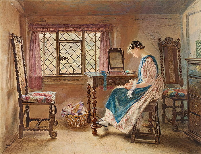Preparing for sunday, c.1832 - William Henry Hunt