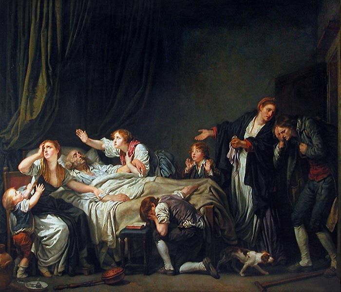 The Punished Son, c.1778 - 让-巴蒂斯·热鲁兹