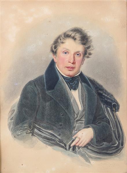 Self-Portrait, 1835 - Johann Nepomuk Passini