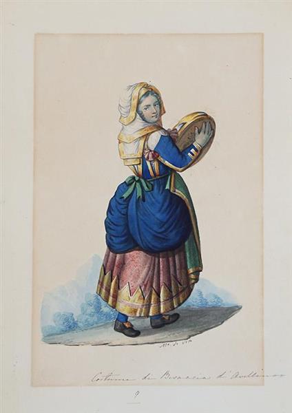 Costume of Bisaccia d'Avellino, c.1830 - Michela De Vito