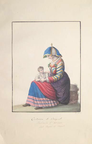 Bagnoli costume (Province of Abruzzo in the Kingdom of Naples), 1820 - Michela De Vito