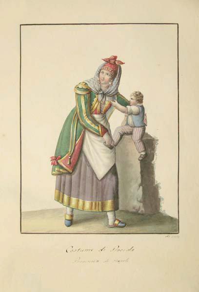 Costume of Procida, Province of Naples, 1820 - Michela De Vito