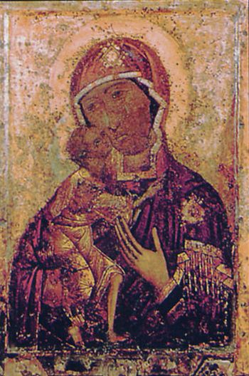 Феодоровская икона Божией Матери, c.1100 - c.1200 - Православные Иконы