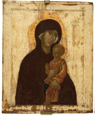 Hodegetria of Pimen (front side), c.1380 - Orthodox Icons