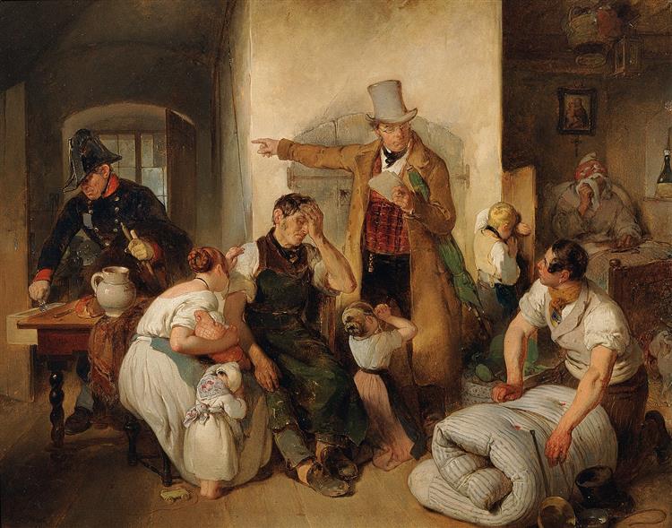 The attachment, 1840 - Peter Fendi