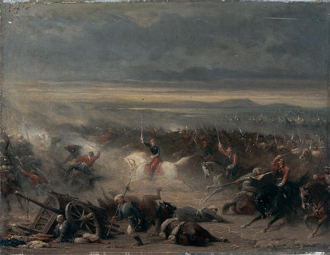 Bataille d'Eupatoria, 1854 - Adolphe Yvon