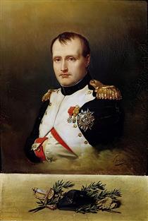 Portrait of Napoleon I - Карл Карлович Штейбен