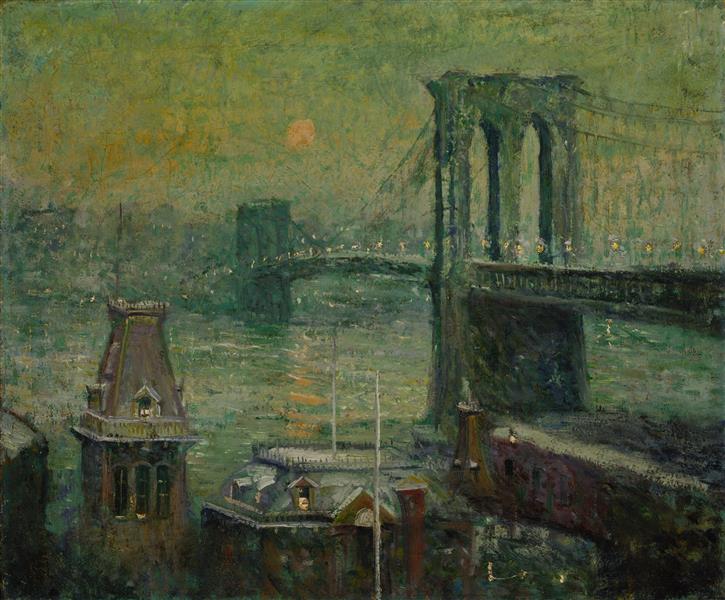 Brooklyn Bridge, c.1917 - c.1920 - Ernest Lawson