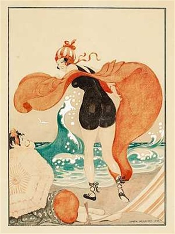 Badepiger, 1917 - Gerda Wegener