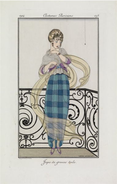 Large Toile Skirt, 1914 - Герда Вегенер