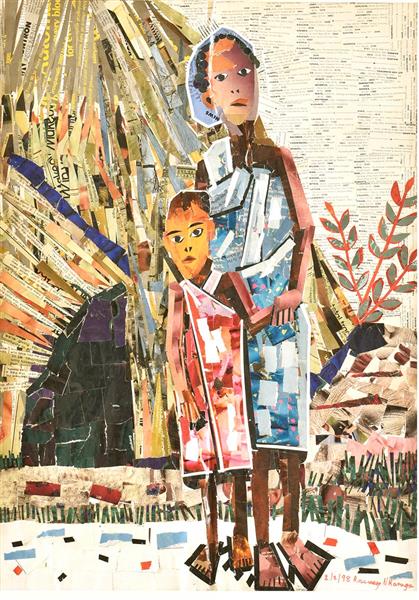 Untitled (Woman and Child), 1998 - Rosemary Karuga